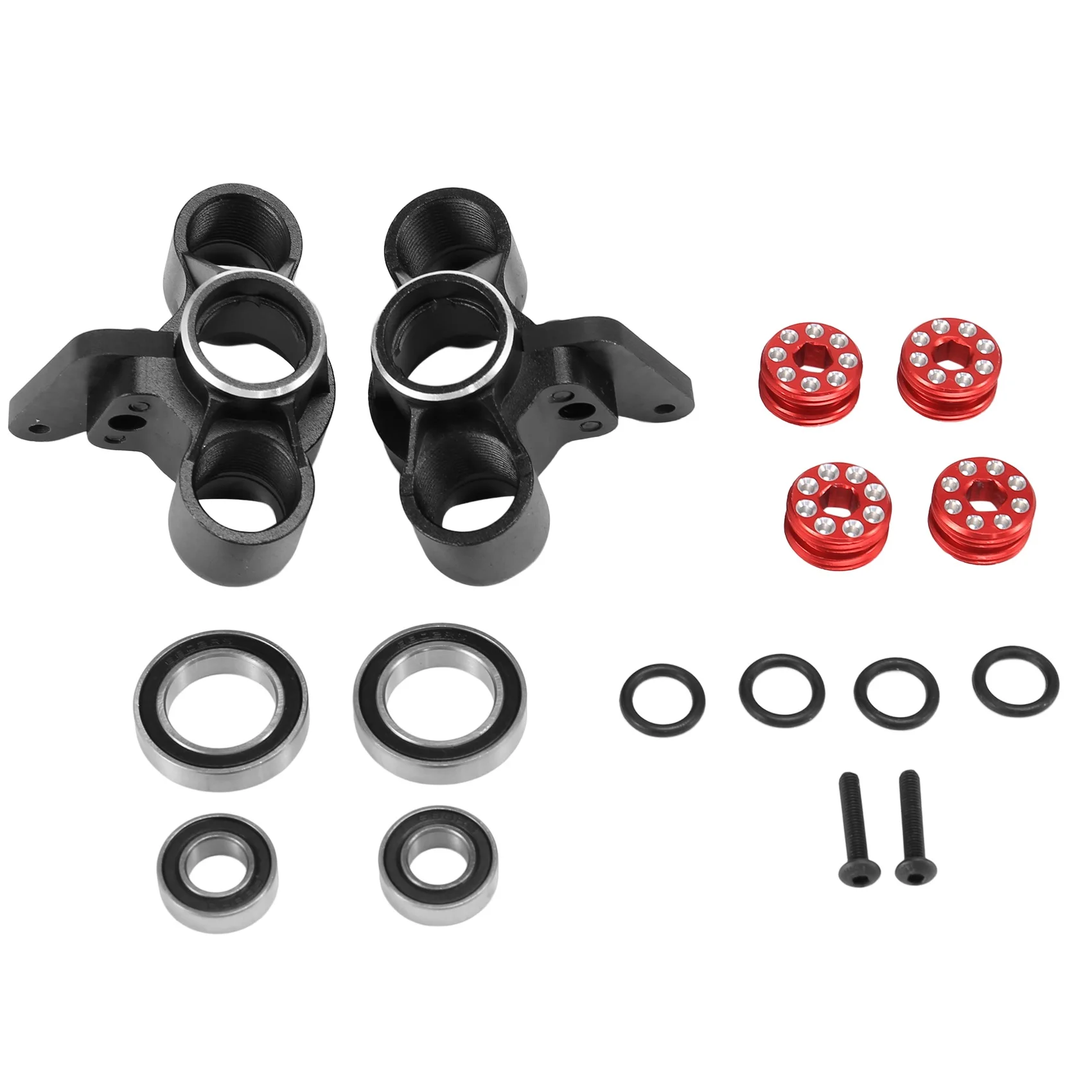 

Metal Front Steering Block with Bearing for 1/8 Arrma V5 KRATON Outcast Notorious 6S RC Car Upgrades Parts Accessories,3