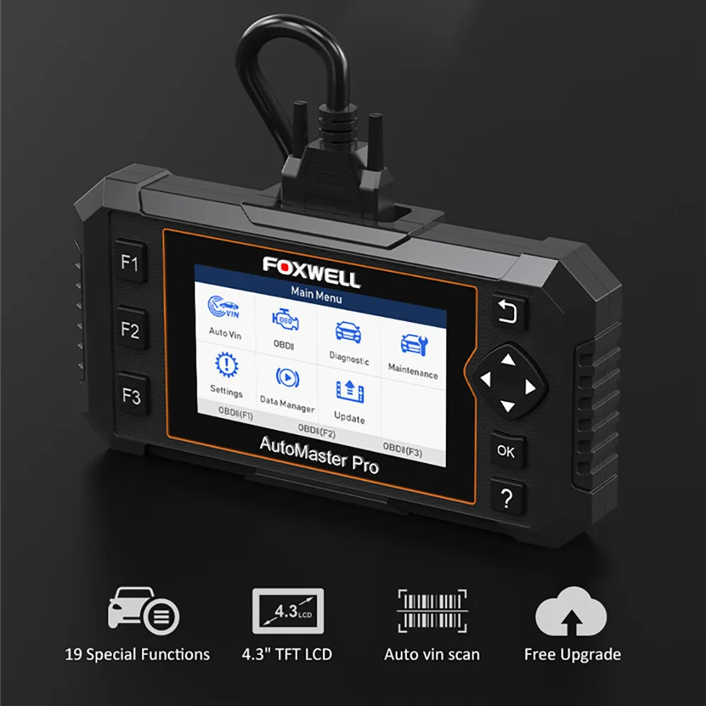 

Foxwell NT644 Elite Professional OBD2 Diagnostic Car Scanner Tool Full System Scan Tool 19 Reset Service OBD2 Automotive Scanner