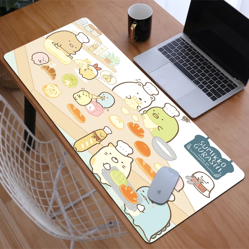 

Keyboard Pad Gaming Mouse Mat Sumikko Gurashi Laptop Kawaii Anime Gamer Cabinet Mause Large Pads Accessories Xxl Computer Mats