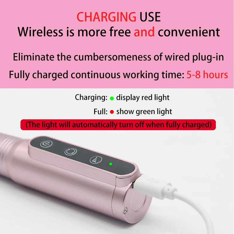 Машинка для маникюра DDQ Электрическая аккумуляторная 35000 об./мин.