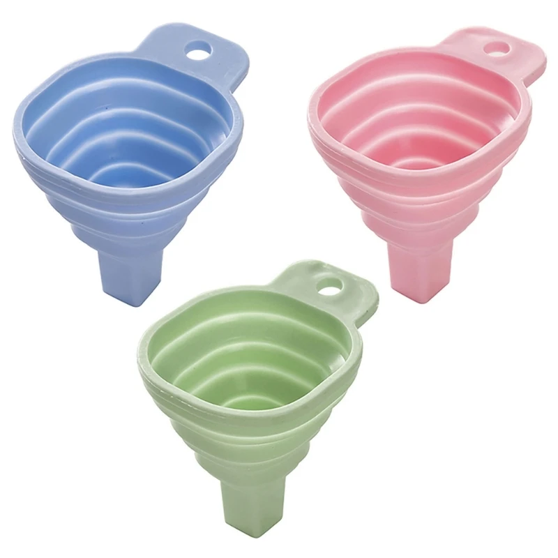 

Для розлива бутылок, портативная кухонная воронка, Складная воронка для переноса жидкого порошка для домашнего использования