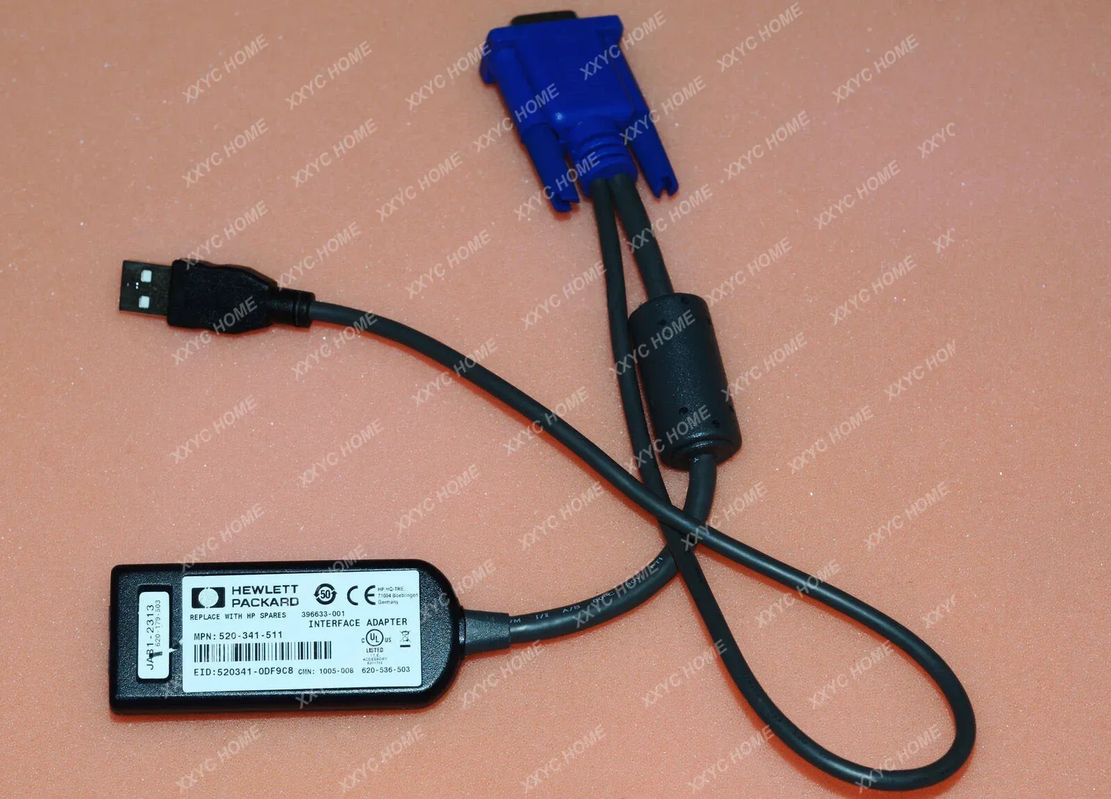 336047 -B21 396633 -001 ДЛЯ USB-кабеля-переходника HP KVM VGA к RJ45+USB для KVM-ИНТЕРФЕЙСНОГО АДАПТЕРА