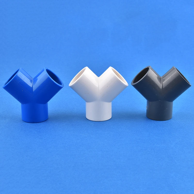 Y-образный тройник из ПВХ соединитель для садовой оросительной трубы адаптер с