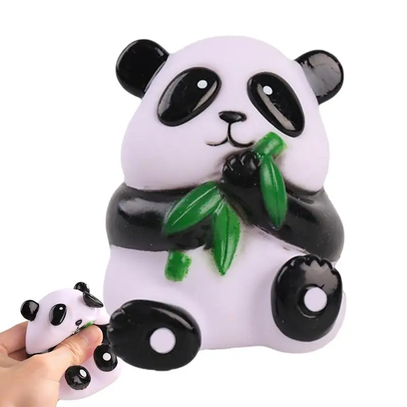 

Panda Squeeze Toy Cute Panda Stress Toy Calming Sensory Balls Quitting Bad Habits Easter Basket Stuffers Party Favors For Kids