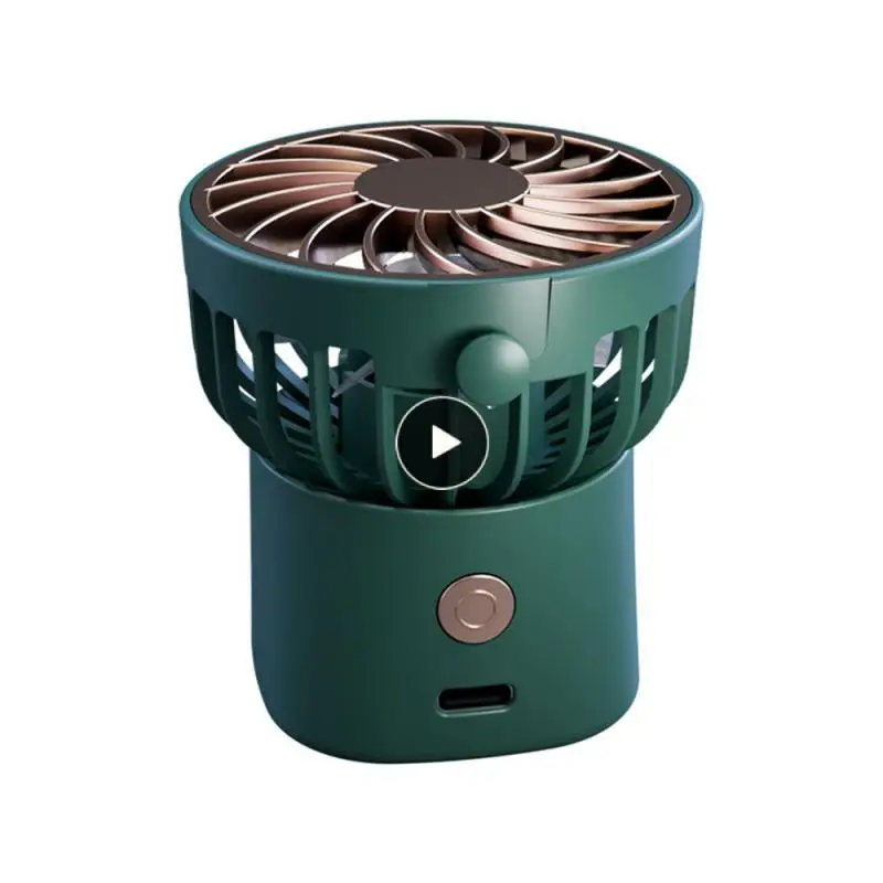 

Belt Buckle Electric Student Cute Fan Mini Usb Desktop Fan 1000mah Third Gear Wind Usb Charging Hand-held Fan Summer Supplies