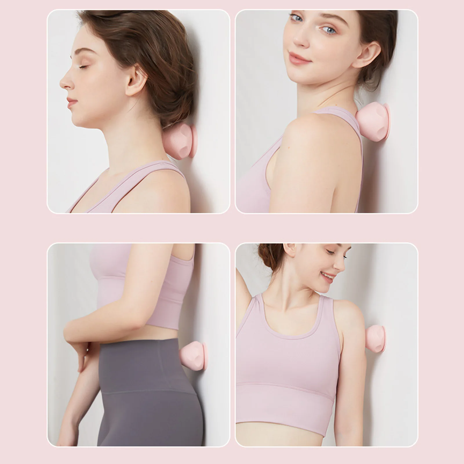 

Suction Cup Fascia Ball Adsorption Relaxation Massager Silicone Ball Innovative Suction Cup Fascia Ball Ergonomic Body