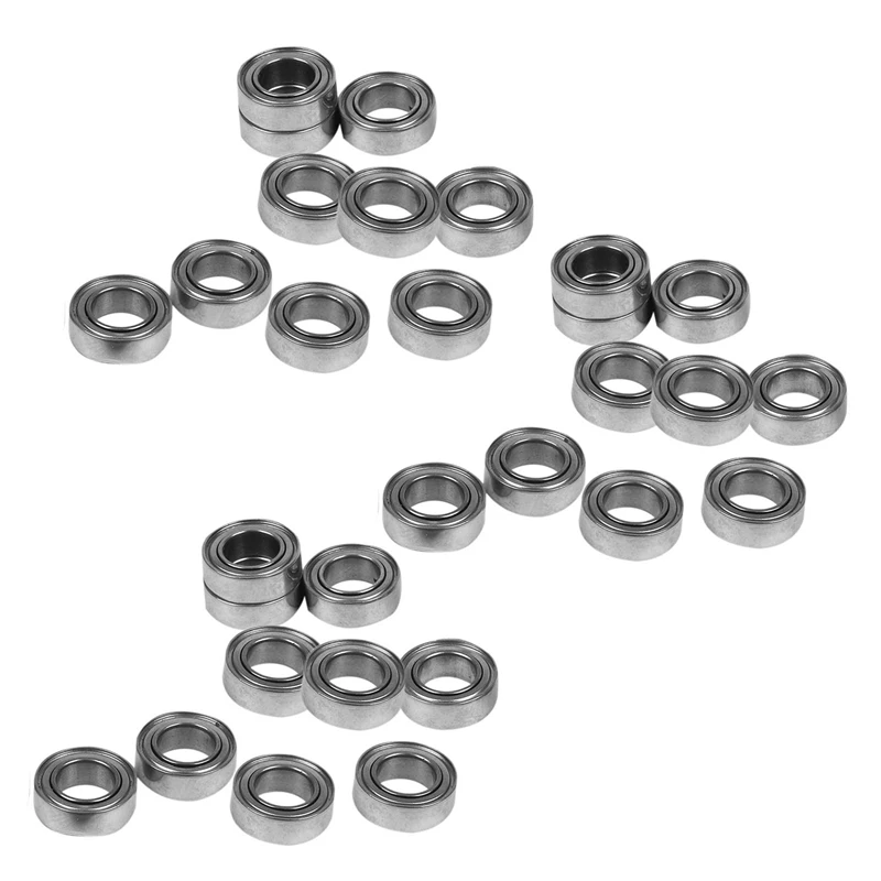 

30Pcs Miniature Sealed Metal Shielded Metric Radial Ball Bearing Model: MR95-ZZ 5X9x3mm