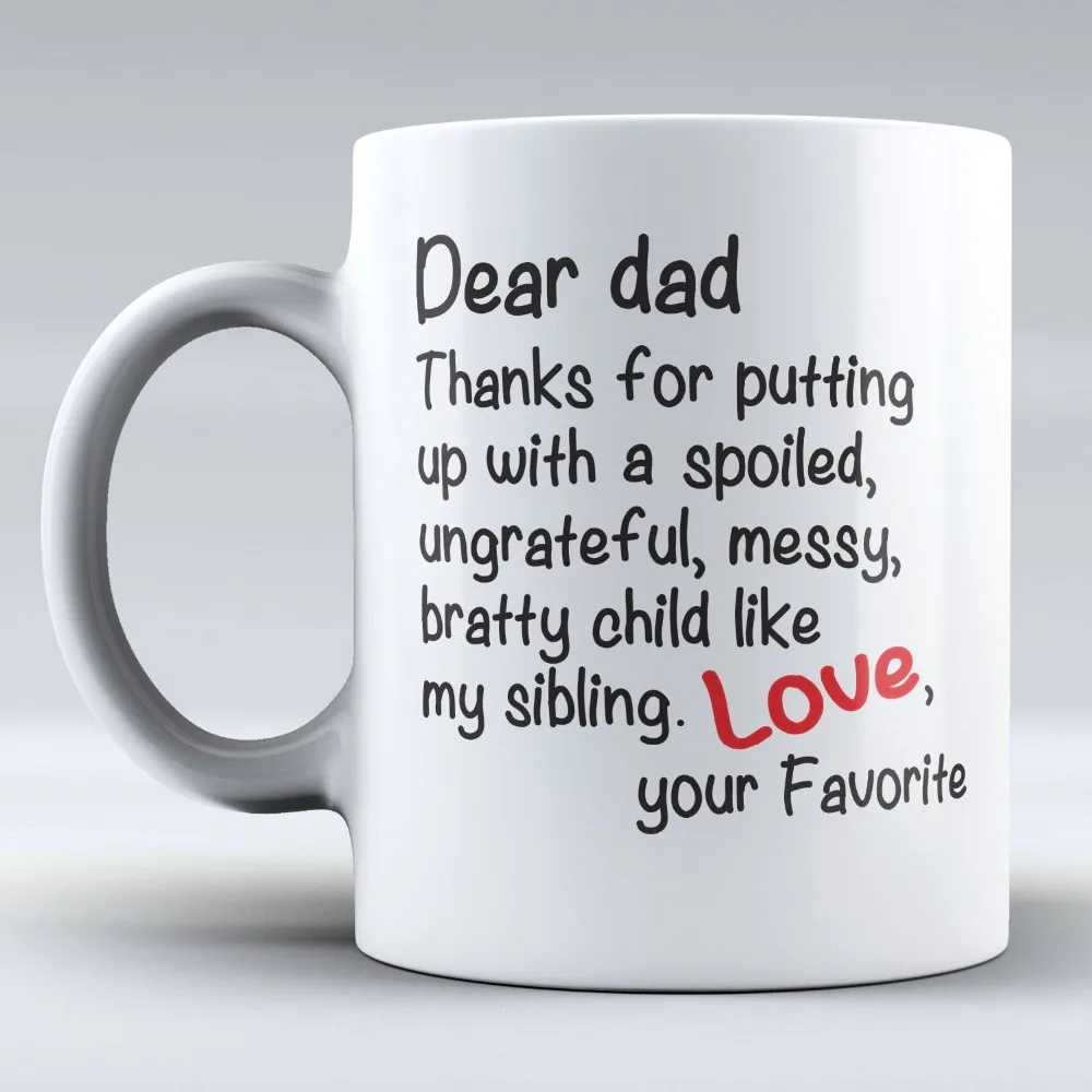 

Dad Mugs Father's Day Cup for Dad Cups Dishwasher and Microwave Safe Ceramic Friend Gift Mugen Coffee Mug Kids Gifts Home Decal