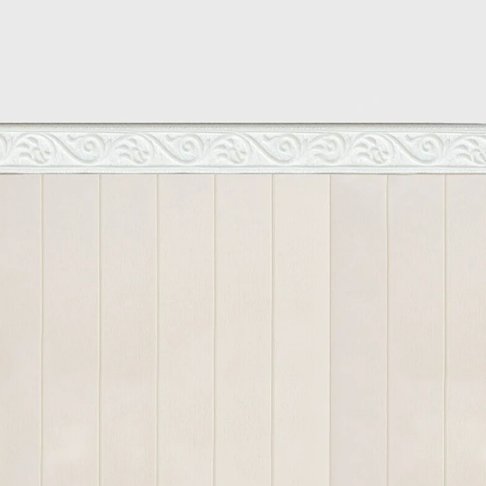 

Sticker Wall Trim Line 3D Foam Molding Trim 3D Tiles DIY Sticker Border Brown Gold Silver Skirting Skirting Border