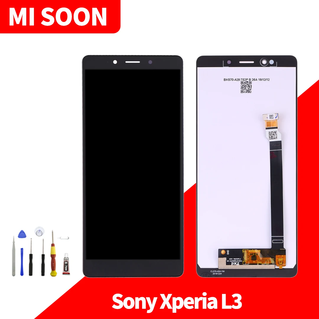 

Для Sony Xperia L3 ЖК-дисплей сенсорный экран дигитайзер в сборе для Sony Xperia L3 ЖК-экран с инструментами