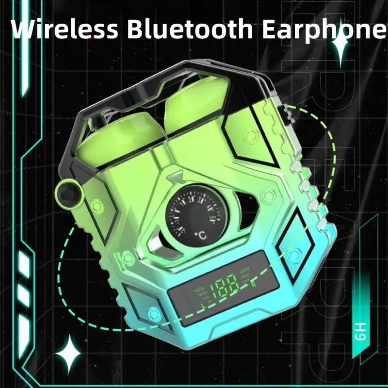 

Wireless Bluetooth Headset Noise Reduction Sweatproof Waterproof Game No Delay Long Endurance Creative Lighter In-ear Earphone