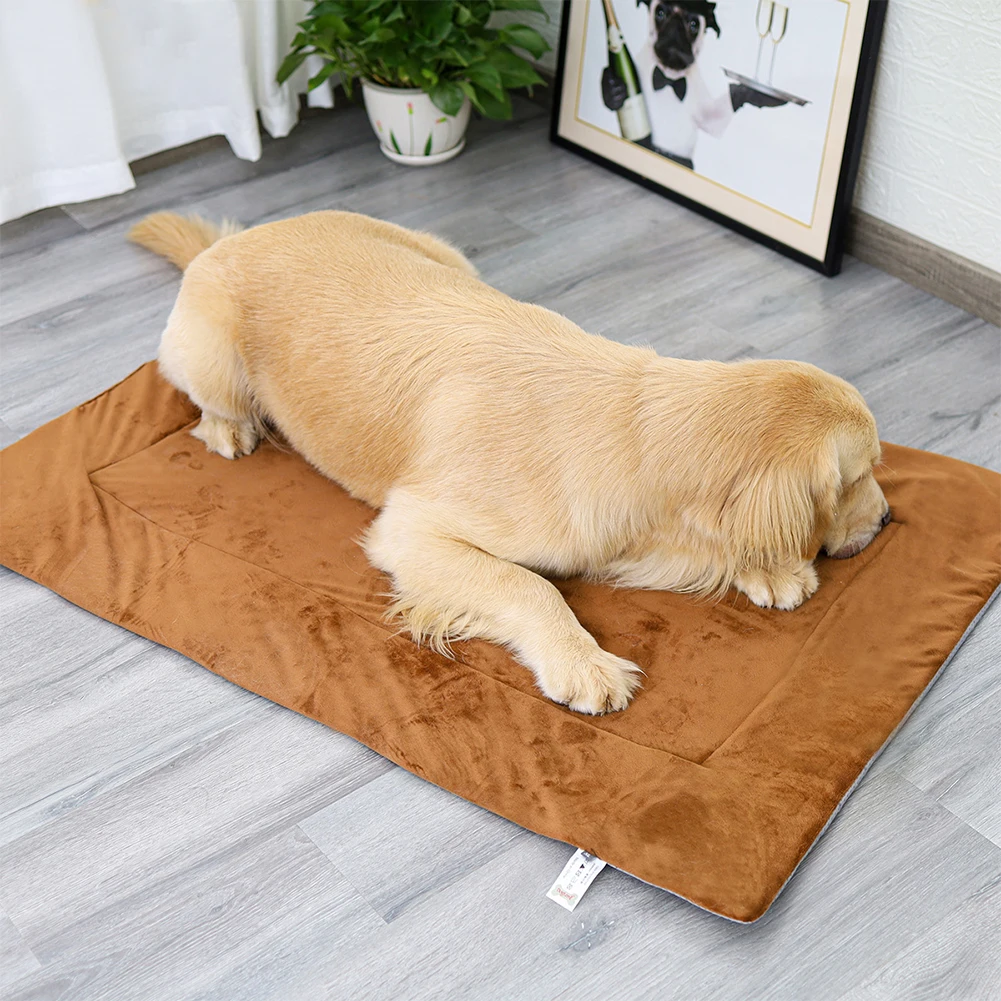 

Pet Blanket Dog Bed Winter Warm Pet Pads Dog Blanket Cat Bed Pet Thermal Mat Blanket Winter Thicken Warm Sleeping Beds For Pets