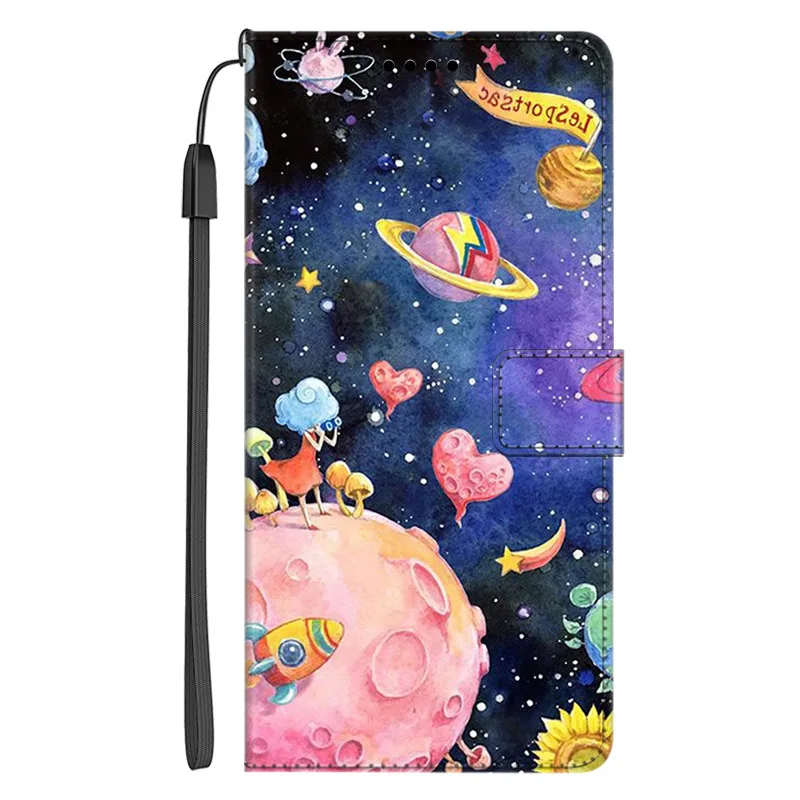 Модный флип-чехол для Oneplus Nord 2 / 3 4 кожаный чехол-книжка Чехлы бумажник с принтом и