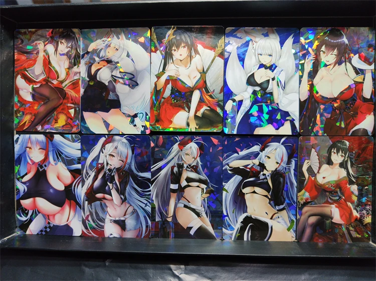 10 шт./компл. восьмая партия сделай сам аниме карты с принтом коготь Лейн Acg красота