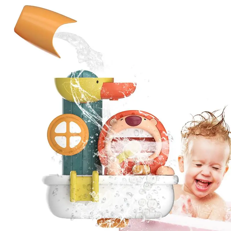 

Bath Toys For Toddlers Baby Bath Bubble Machine Safe And Durable Play Water Bathroom Toys Cute Lion Bath Toy For Boys And Girls