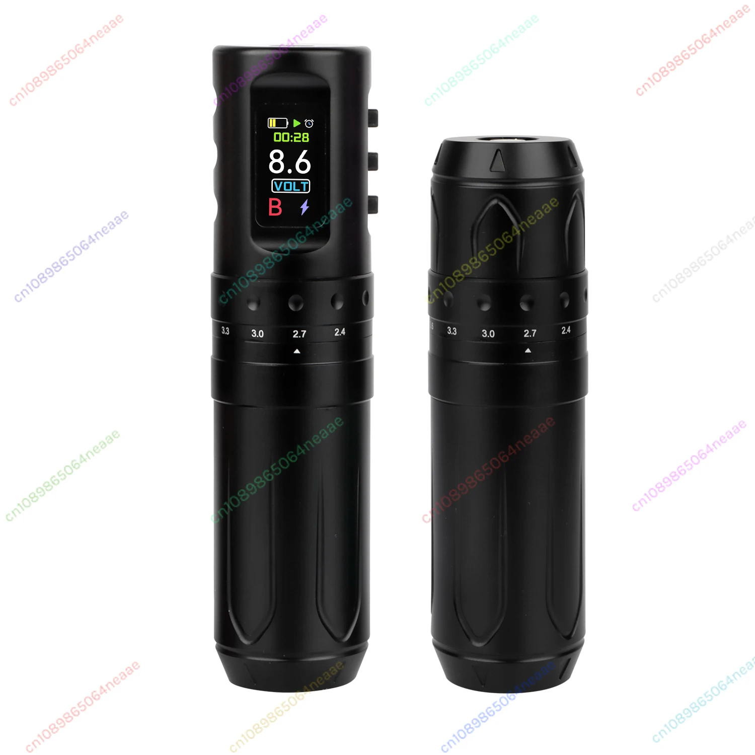 Фото INKONE TROX оптовая продажа с регулируемым ходом 2,4–4,2 мм, профессиональная лучшая беспроводная ручка для тату-машины с 2 батареями №5