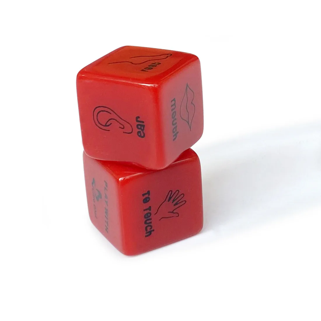 

Fun Color Dice Acrylic 18MM Pattern Action 6-sided Dice