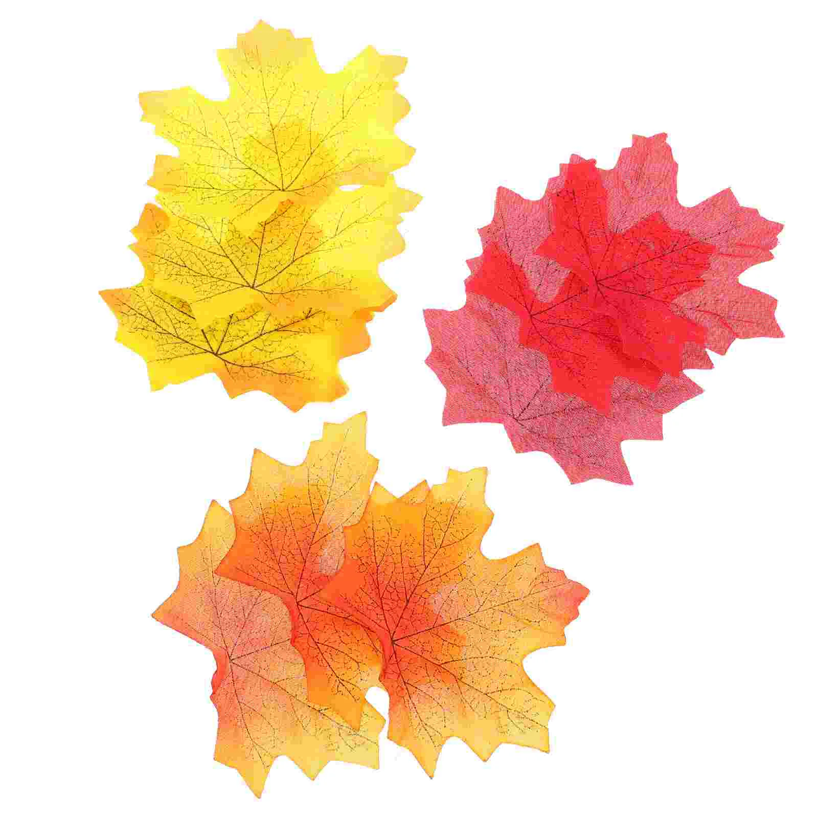 

150 Pcs Maple Leaf Decoration Fall Decor Decorate Maple Leaf Garland Polyester Thanksgiving Gift Tags Office