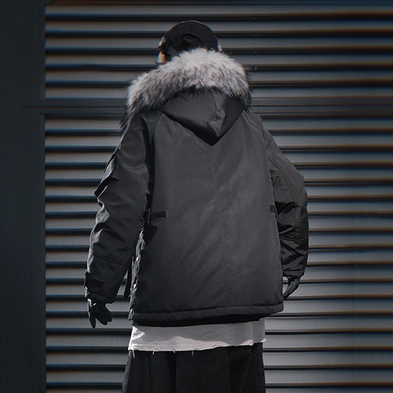 PFNW 2024 новая зимняя функциональная стильная хлопковая куртка с меховым