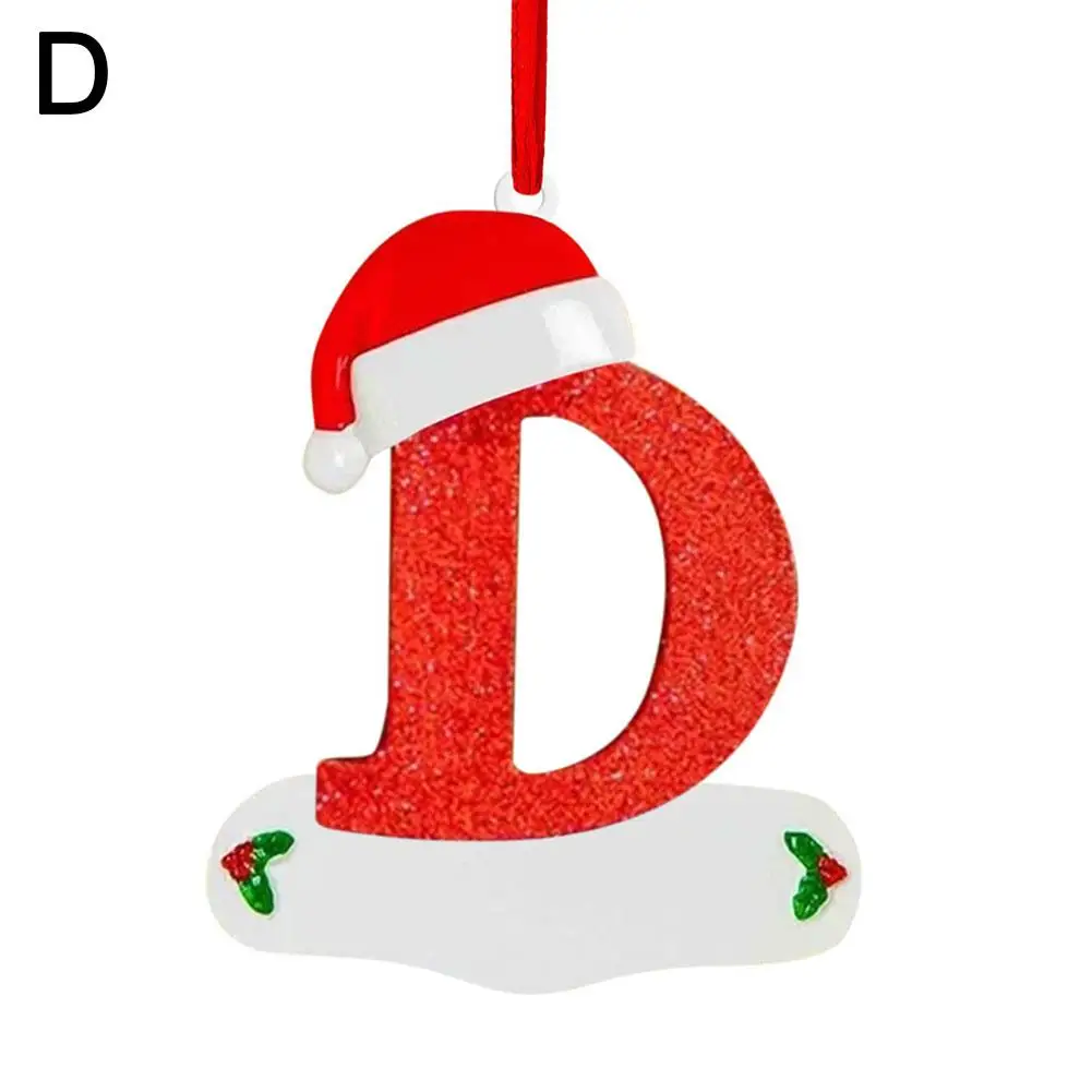 Новое украшение для рождественской елки с буквами акриловый кулон 26 новый