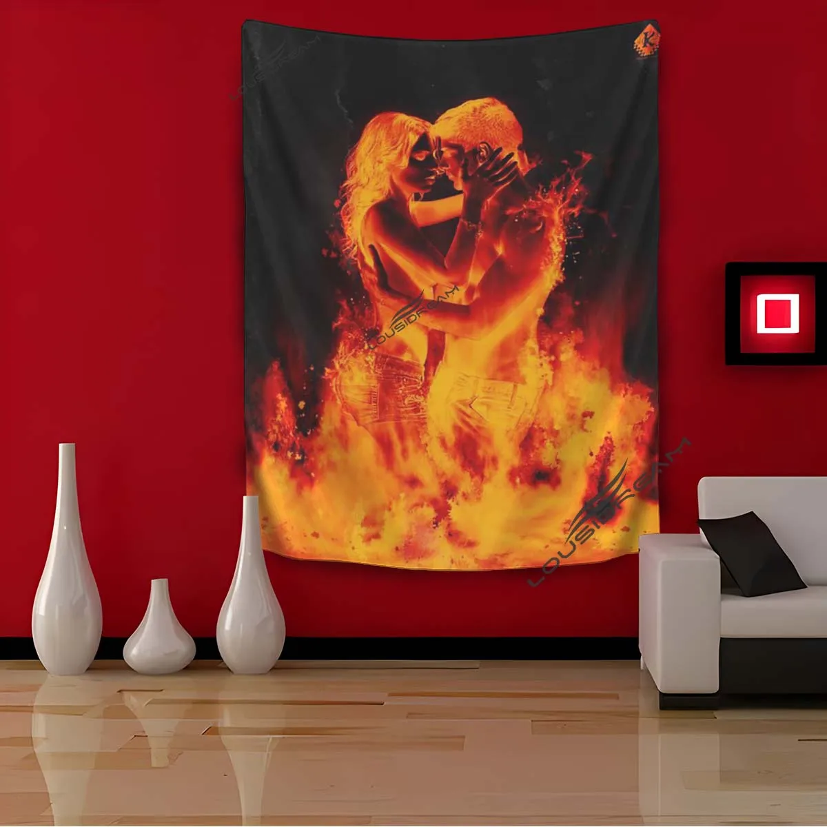 Сексуальный гобелен романтический коврик домашний декор макраме настенный