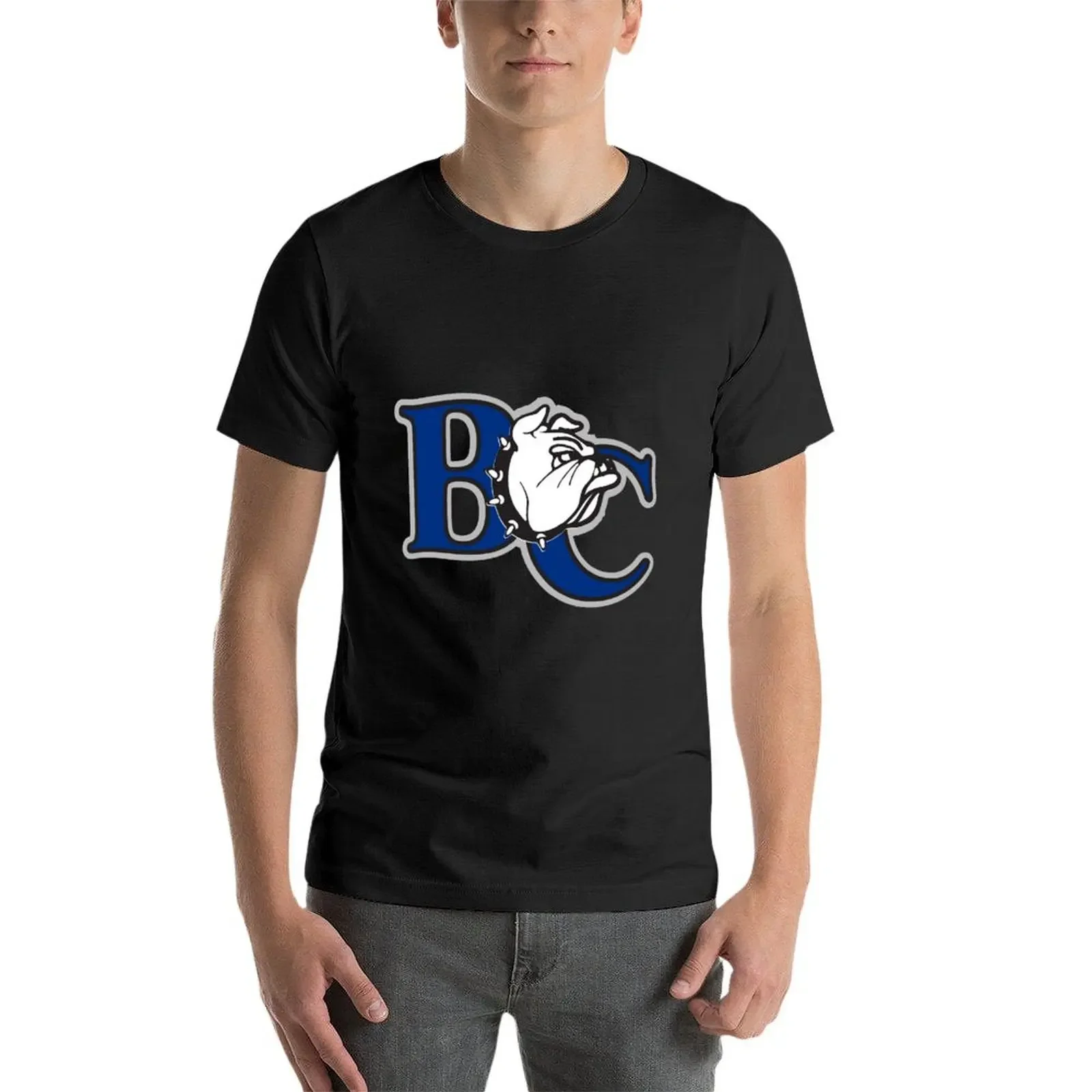 Футболка с логотипом Barton College футболки рисунком белые для мальчиков одежда