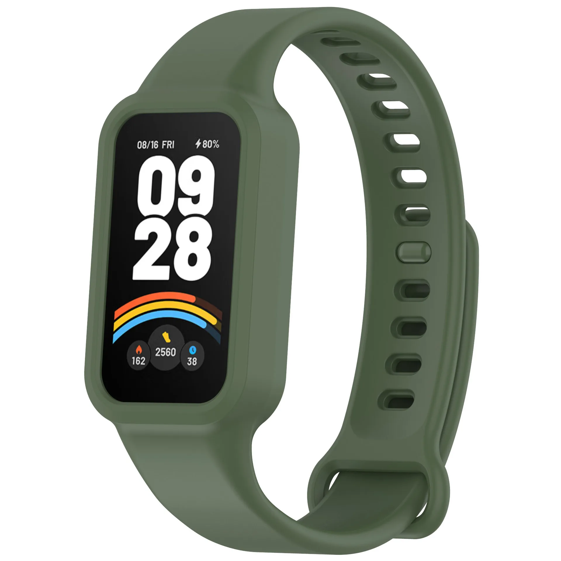 Фото Ремешок для Xiaomi Smart Band 9, спортивный силиконовый ремешок для умных часов, браслет для Xiaomi Band 9, активные аксессуары Correa №2