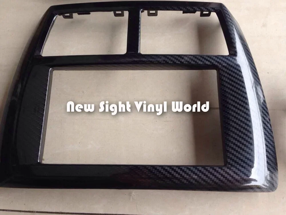 Высококачественная глянцевая черная 5D углеволоконная виниловая Пленка