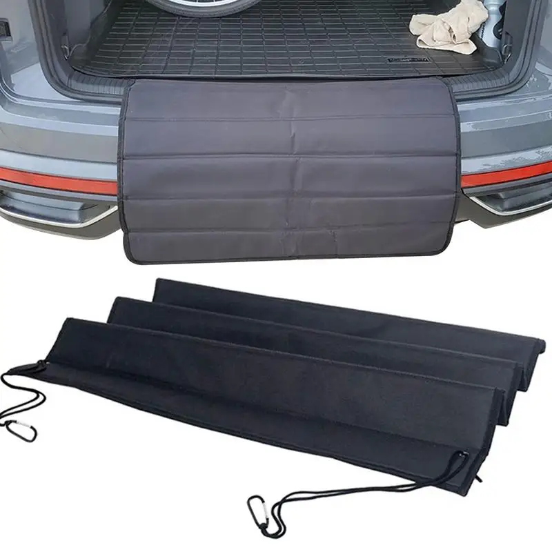 

Car Rear Bumper Protector Trunk Bumper Protective Mat Universal Car Cargo Liner Floor Mat Car Trunk Luggage Pad Quick