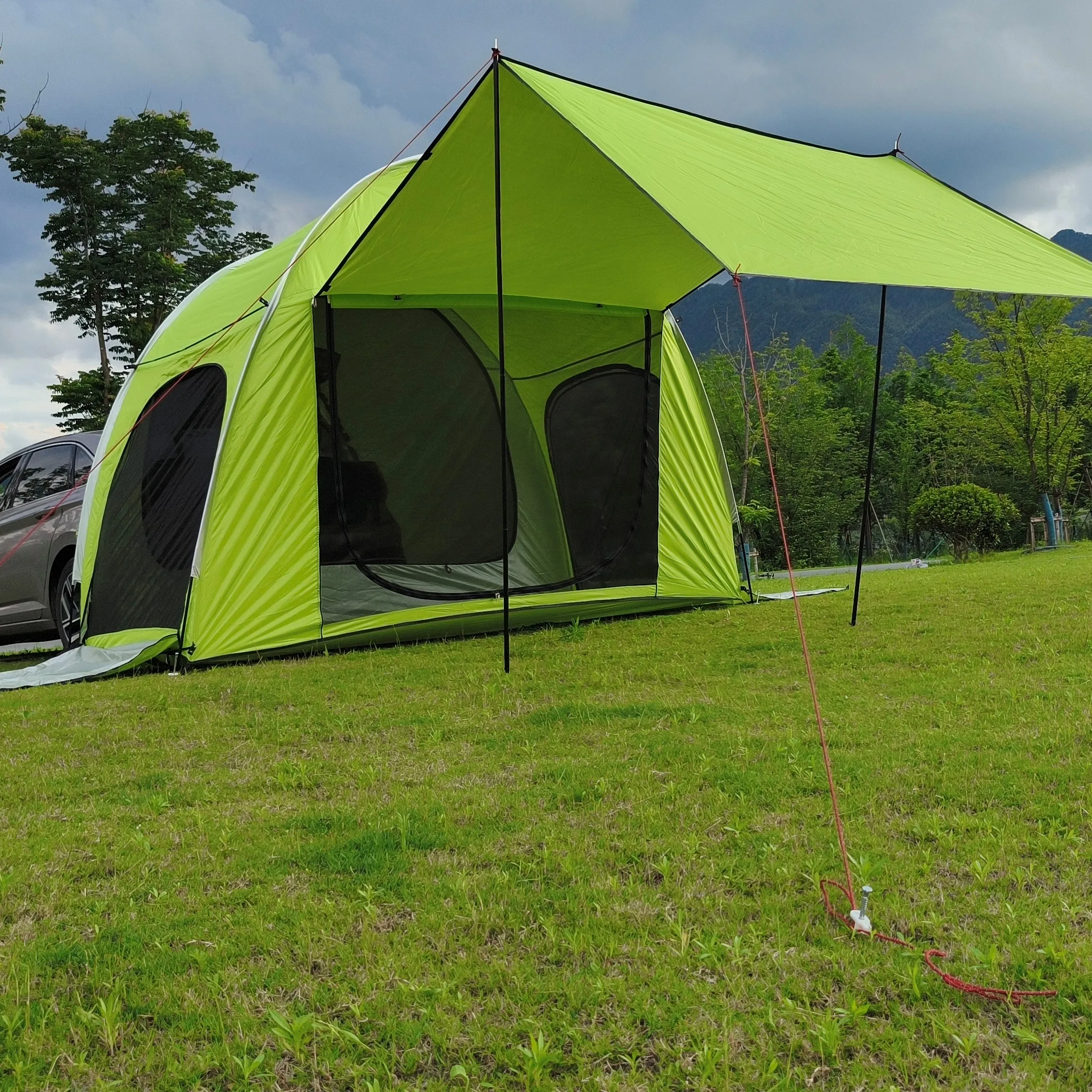 Палатка для кемпинга на 5 человек 6 Стандартная задних ворот легко