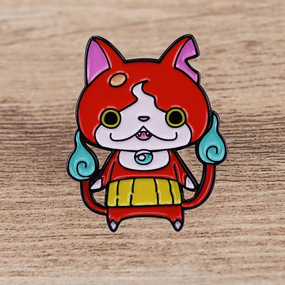 

Cute Red Cat Enamel Pins Cartoon Brooches Shirt Lapel Bag Cute Animal Badges Jewelry Gifts for Friends Wholesale