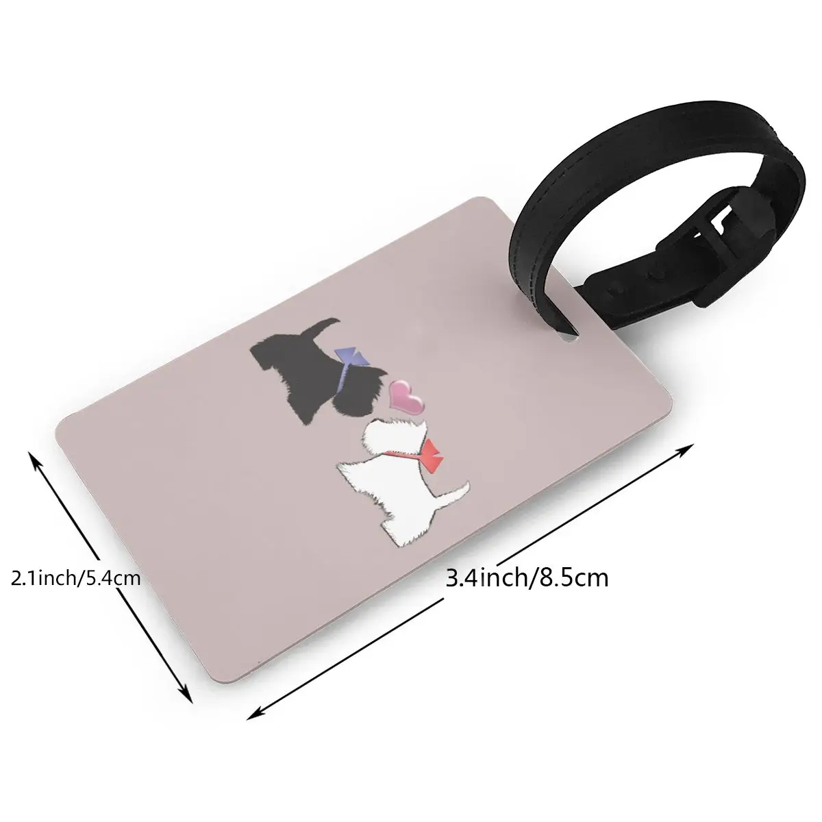 Westie ярлык для перевозки собак и Скотти аксессуары путешествий багажа