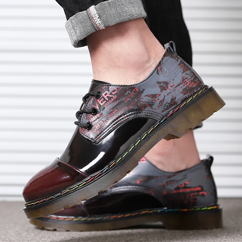

Fashion Mens Casual Shoes Comfortable Wild High-quality Genuine Leather Mens Loafers Non-Slip Breathable Male Tooling Shoes