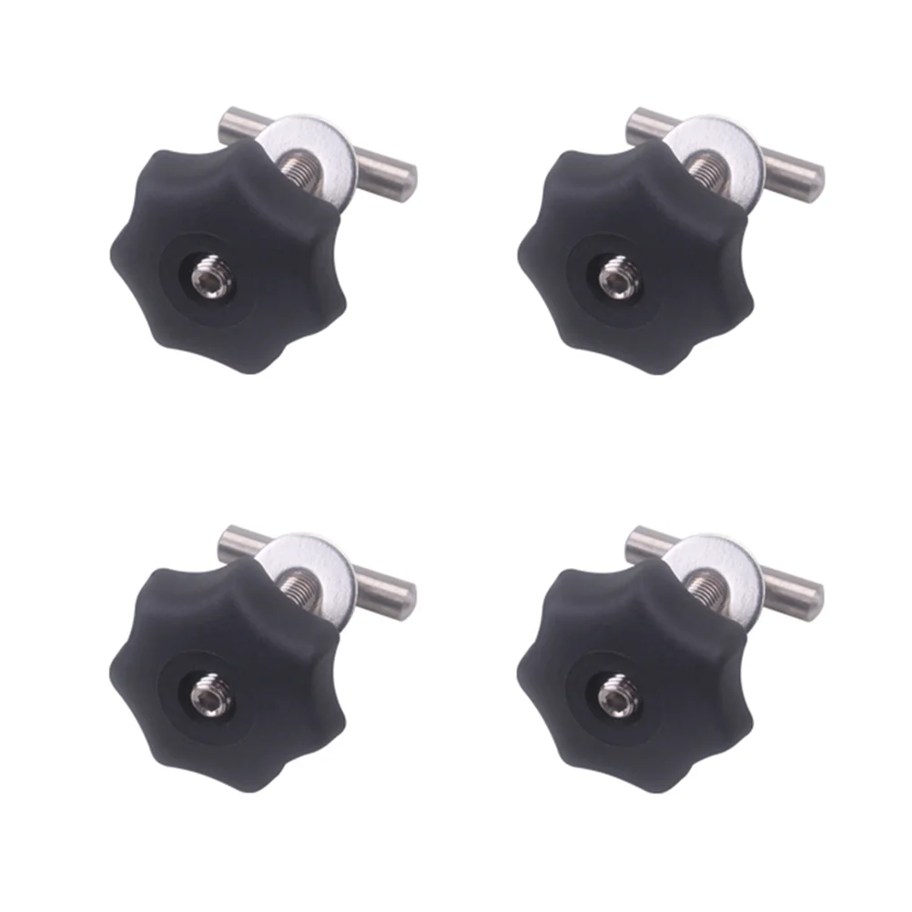 

1 Set Bolts Professional Stainless Steel Useful T-Track Bolts Rail Fixing Screws Star Threaded T-Bolts