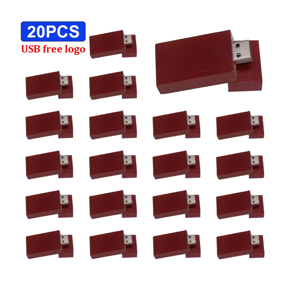 Usb-флеш-накопитель с индивидуальным логотипом, 2,0 дюйма, 4/8/16/32/64 ГБ, 20 шт.