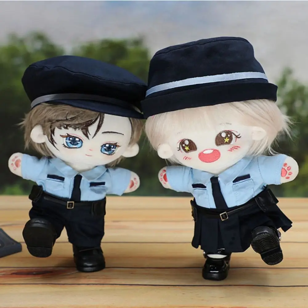 

С шапкой, кукольная одежда, высококачественные игрушки, аксессуары, Мужская/женская футболка, платья, наряд для куклы Idol, хлопковая кукла 20 см