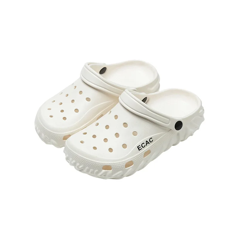 Фото Новинка 2025, женская летняя уличная пляжная обувь с допамином Crocs на морской платформе, сандалии увеличения №2