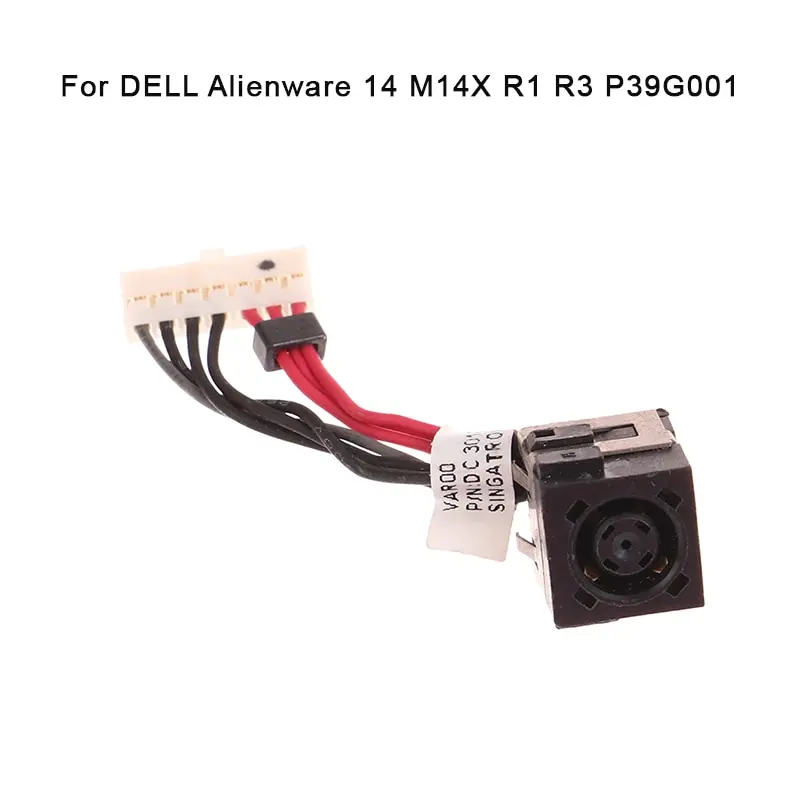 

Laptop Socket Connector Port Plug Cable For DELL Alienware 14 M14X R1 R3 P39G001 05D8TK DC Power Jack Harness