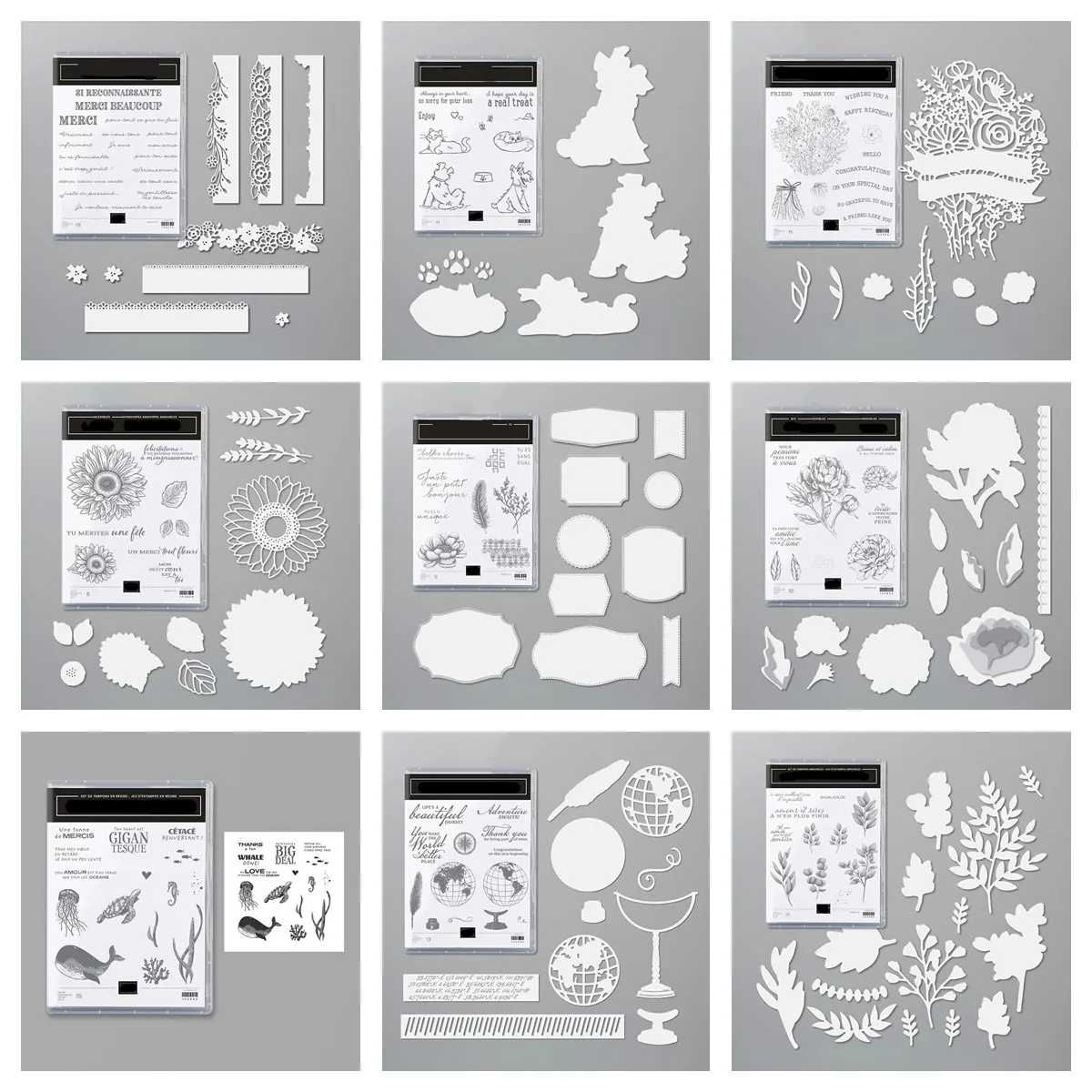 

Flower Metal Cutting Dies and Clear Stamps For Scrapbook Greeting Cards Diary Embossing Decorations Animals DIY New Arrival 2022