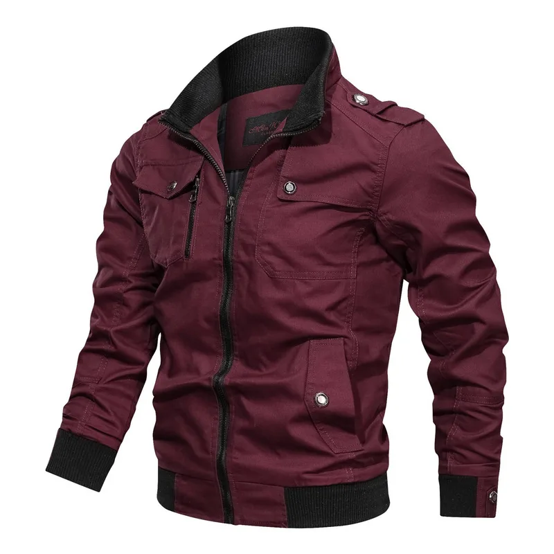 

Men Flap Pocket Zip Detail Jacket