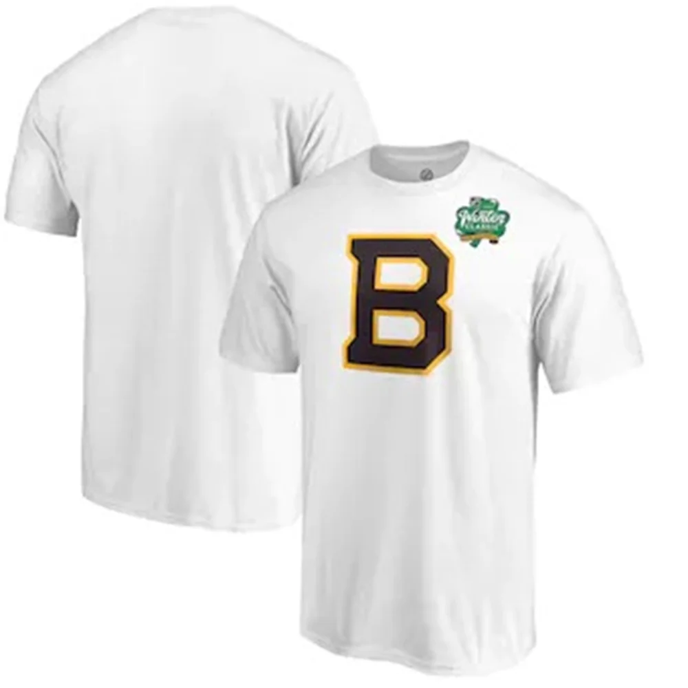 Boston summer oversized short sleeve brown bears men's Harajuku sports shirt T-shirt hockey team and girls' print |