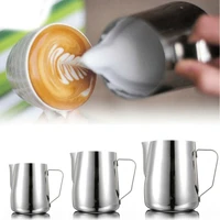 100350600ml milk jugs fashion stainless steel milk craft milk frothing pitcher coffee latte frothing art jug pitcher mug cup