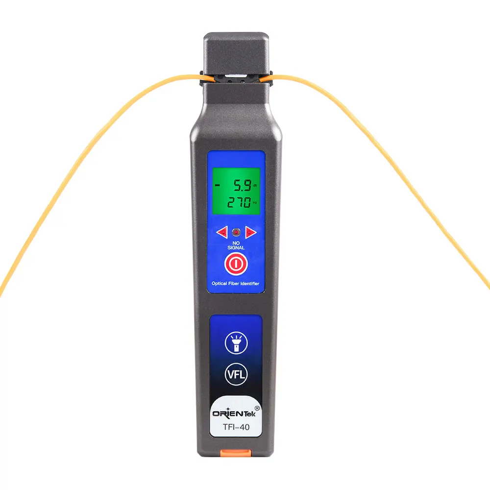 Free Ship Orientek Optical Fiber Identifier +VFL+ LED Light, Live Fiber Identifier Detector,Identificador de fibra óptica