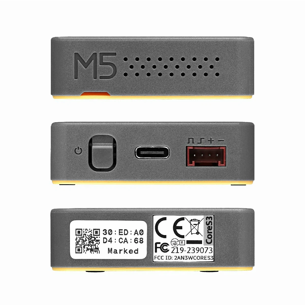 Фото Оригинальный комплект для разработки IoT M5Stack CoreS3 Lite ESP32-S3 с 2,0-дюймовым сенсорным экраном и программируемым контроллером Wi-Fi №4