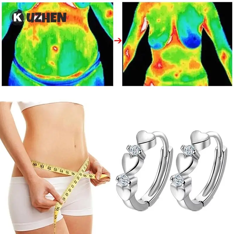 

1 пара, магнитные серьги для похудения