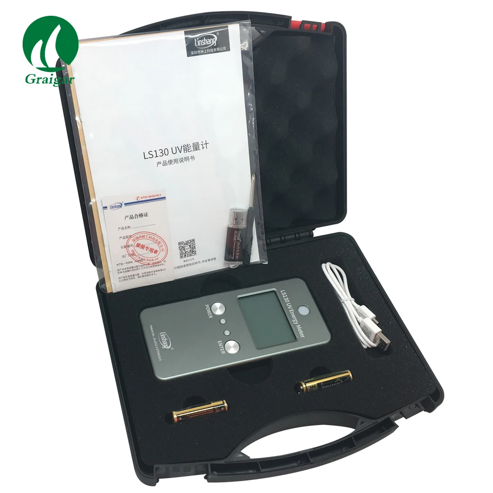 

Цифровой измеритель ультрафиолетовой энергии LS130, тестер интенсивности УФ-излучения, Спектральный диапазон: 315 нм-400 нм