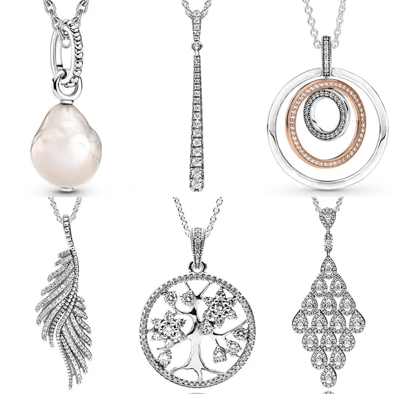 

Женское ожерелье из серебра 925 пробы с бусинами