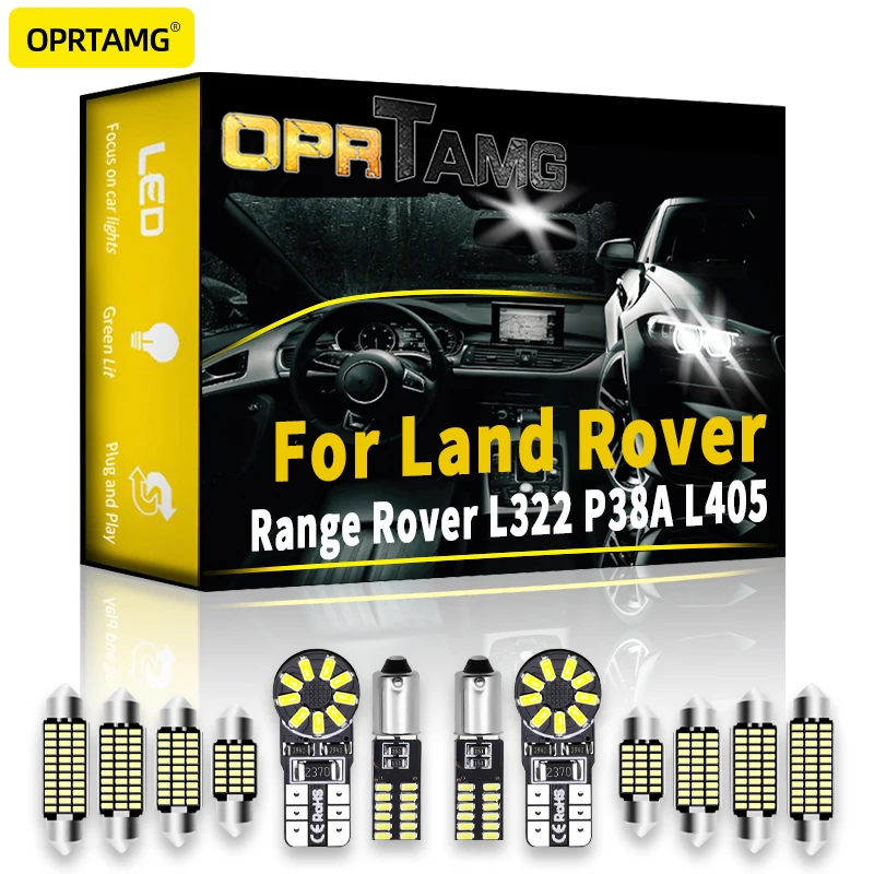 

OPRTAMG Canbus для Land Rover Range Rover L322 P38A L405 1994 1995 1996 1997-2022 светодиодная сигнальная лампа аксессуары для внутреннего освещения