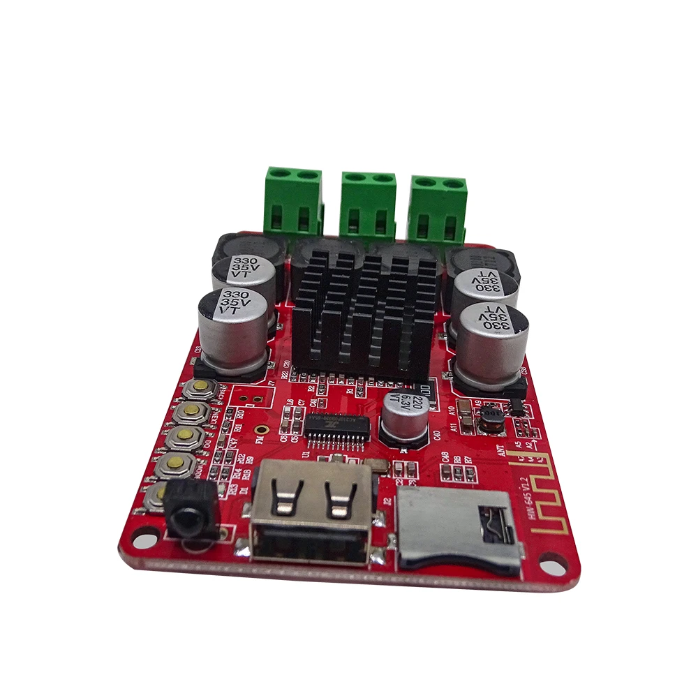 TPA3116 Bluetooth-приемник усилитель аудио Плата цифровой U-диск TF декодирование с