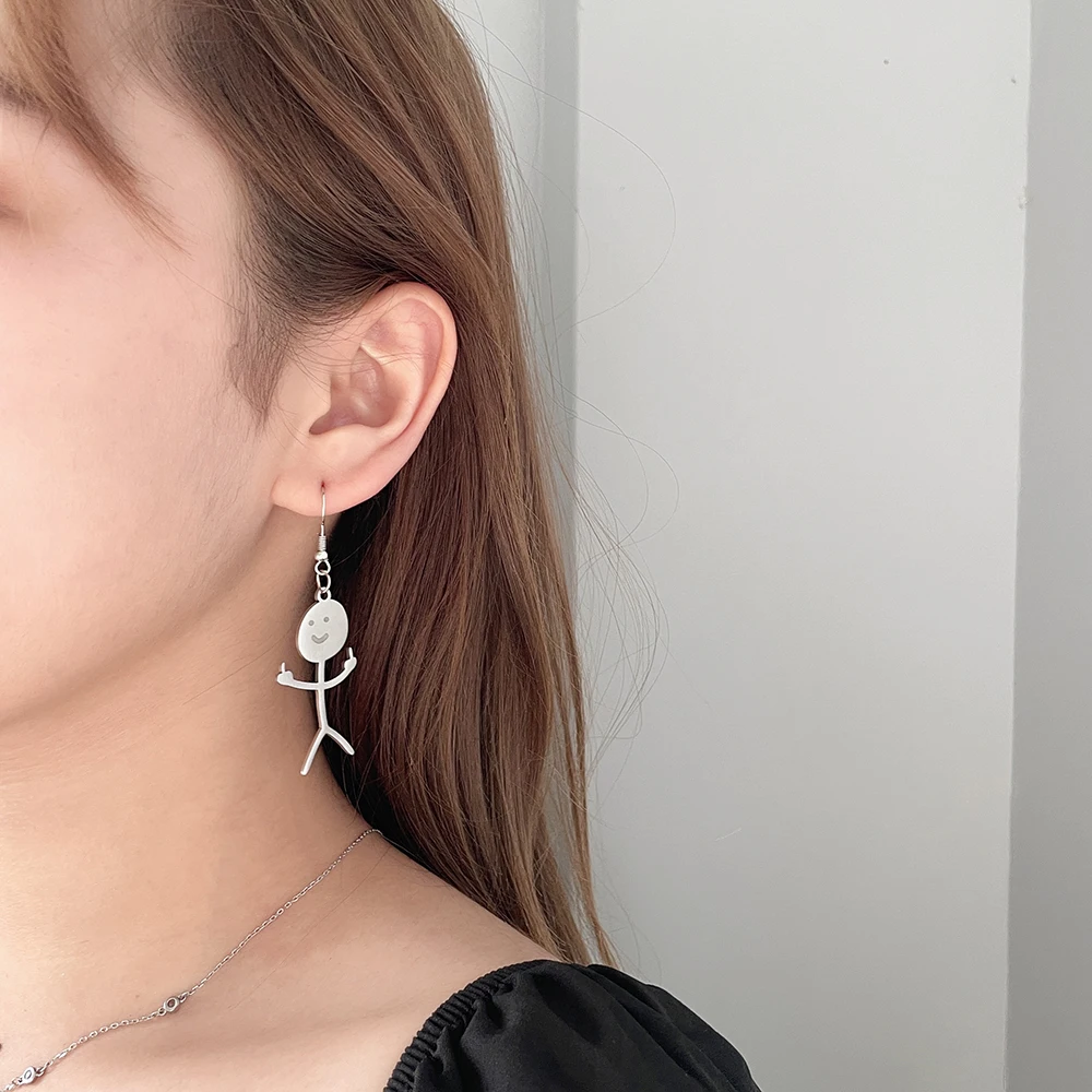 Женские серьги-гвоздики из нержавеющей стали Y2k